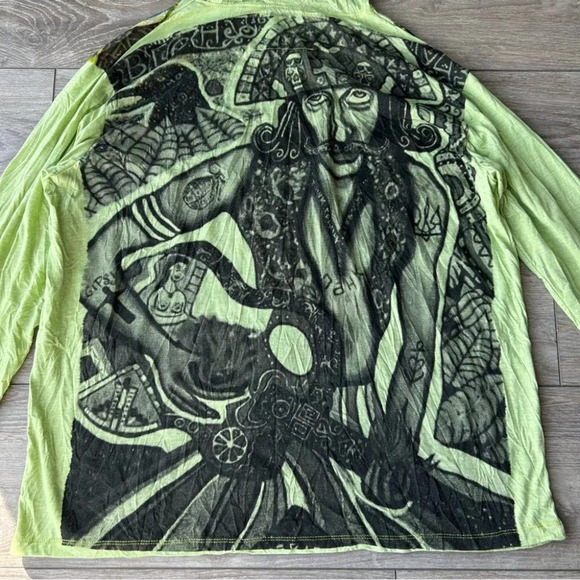 Baam Weed Natural Inspiration Cultural Long Sleeve Hoodie - Picture 12 of 13